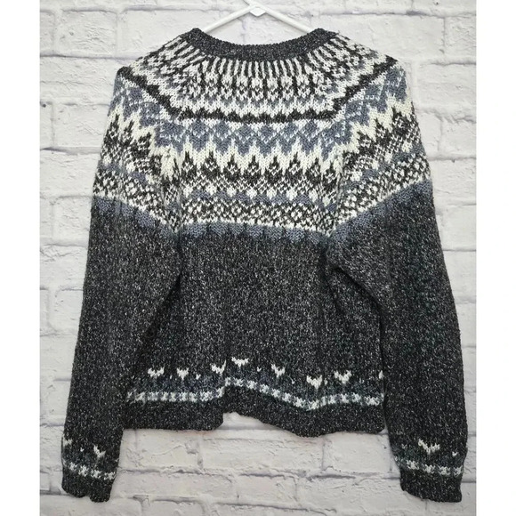 Vintage D.D. Sloane wool cotton blend  cardigan sweater cottage core Medium. - Picture 3 of 7